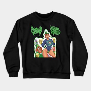 Lucky Leprechaun Witch Crewneck Sweatshirt